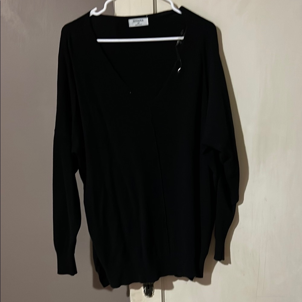 Apt. 9 Black V-Neck Sweater